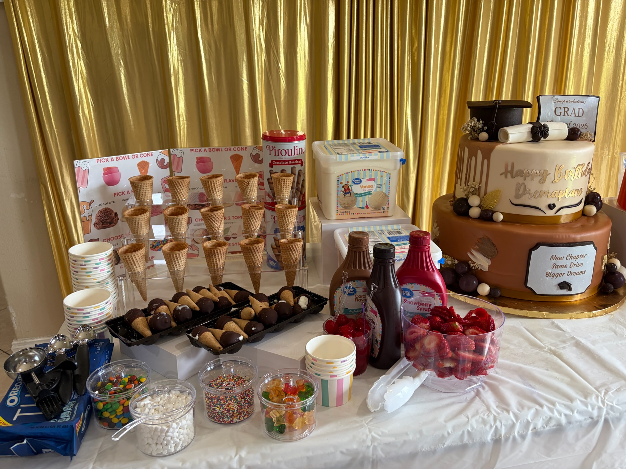 Dessert table styling preview