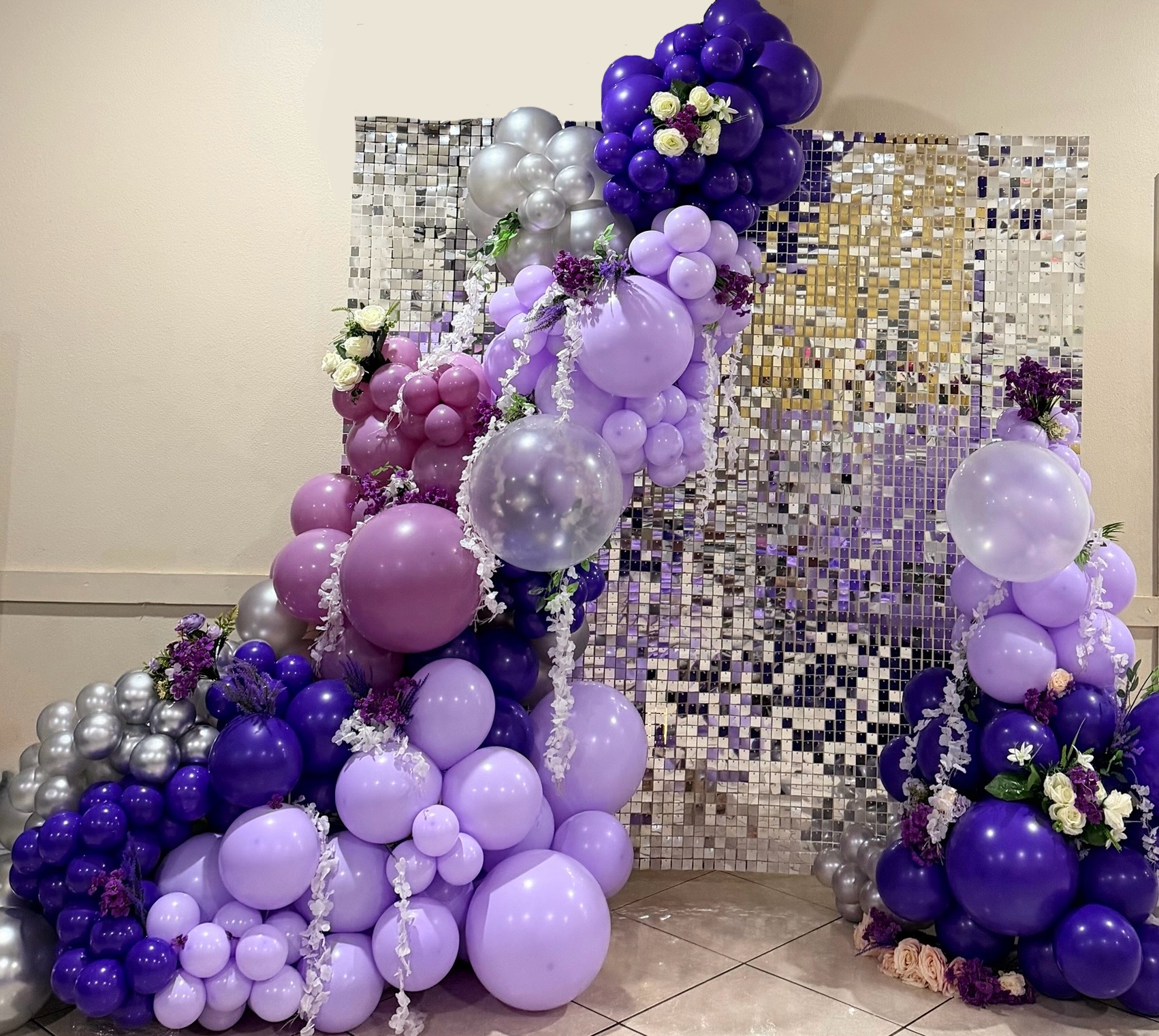 Shimmer wall styling